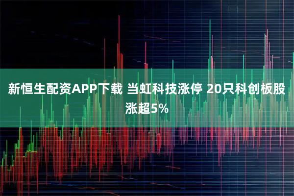 新恒生配资APP下载 当虹科技涨停 20只科创板股涨超5%